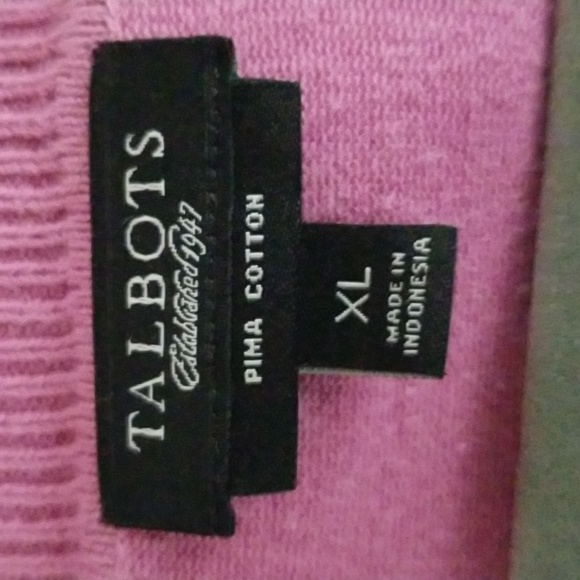 Vintage Talbots pima cotton button down cardigan - Picture 2 of 2